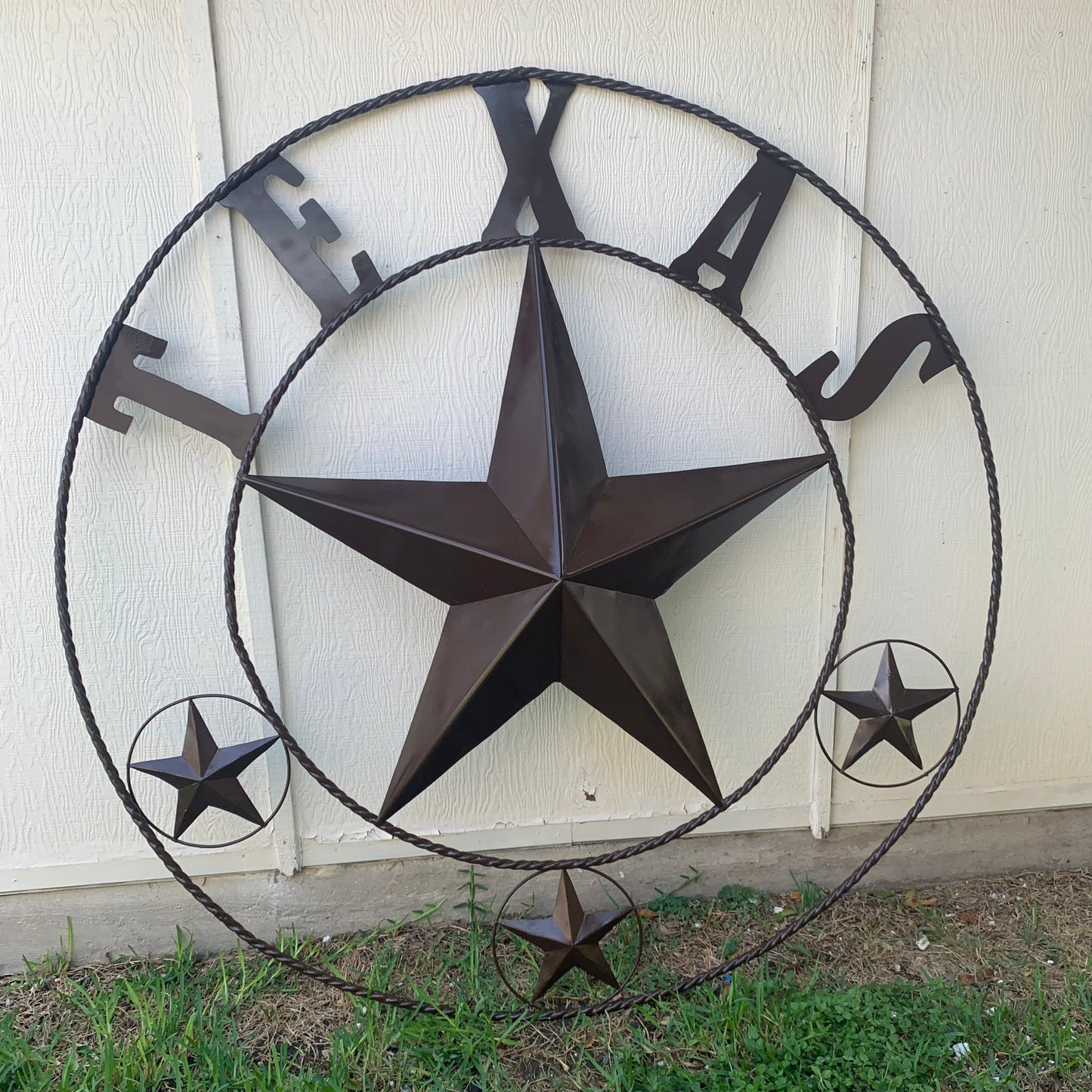 6 FOOT TEXAS LONE STAR GIANT LARGE OVERSIZE BARN STAR METAL RUSTIC BRONZE COPPER WALL ART WESTERN HOME DECOR HANDMADE NEW EH10523
