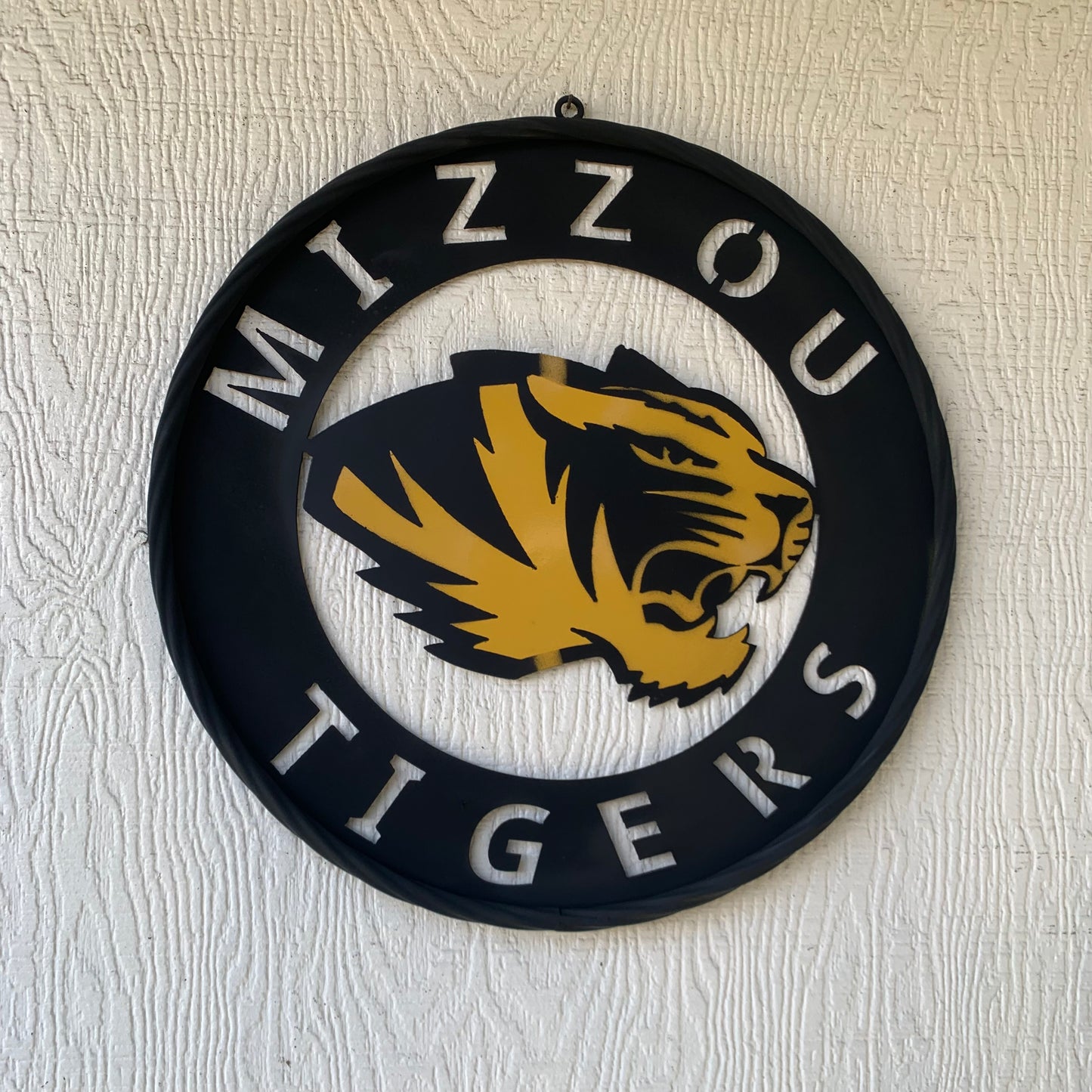 MIZZOU TIGERS MISSOURI CUSTOM METAL VINTAGE CRAFT TEAM SIGN HANDMADE