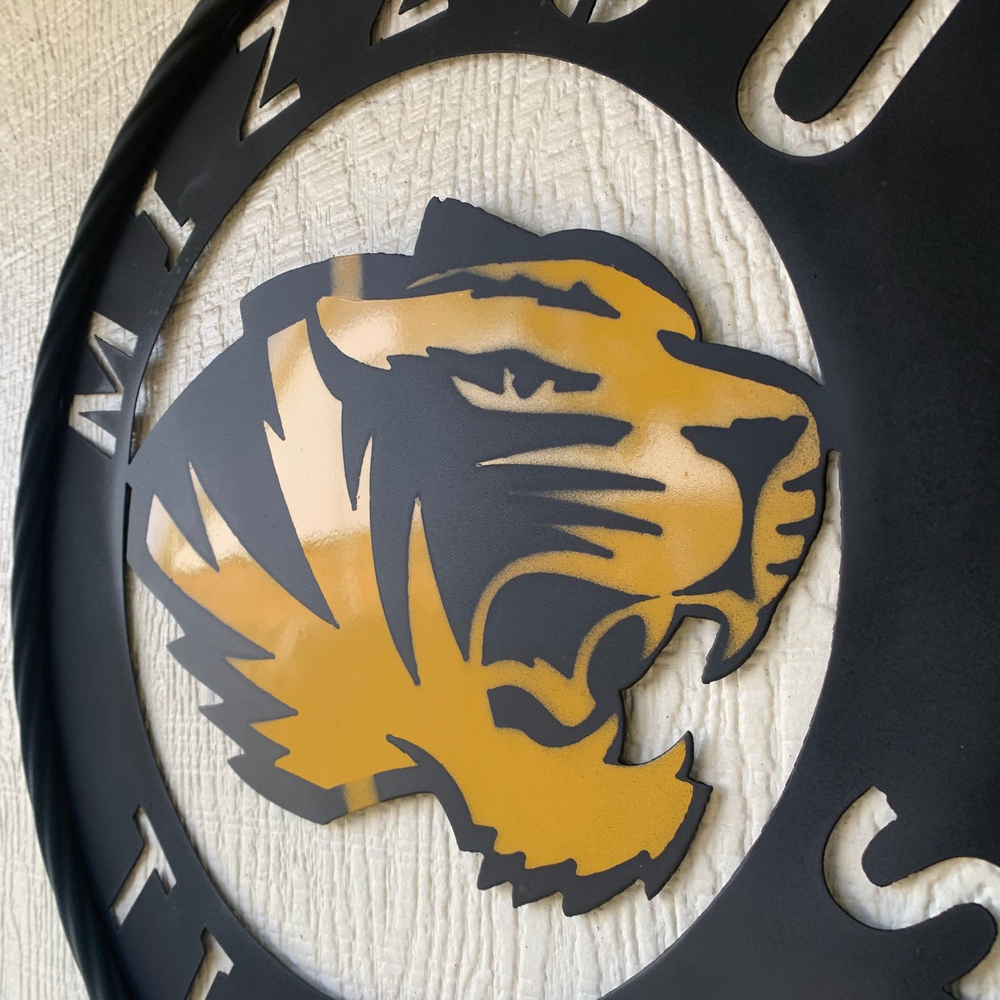 MIZZOU TIGERS MISSOURI CUSTOM METAL VINTAGE CRAFT TEAM SIGN HANDMADE