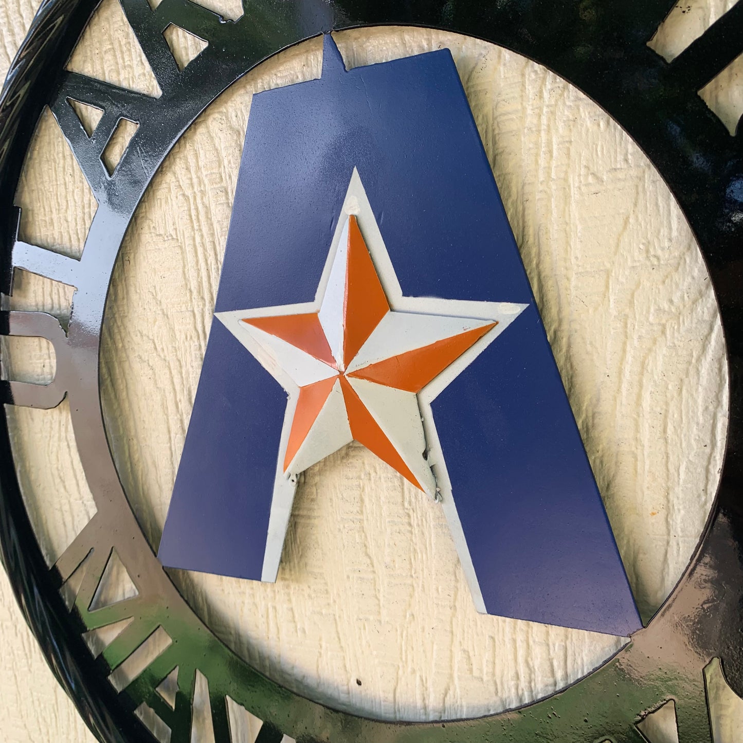 UTA ARLINGTON CUSTOM METAL VINTAGE CRAFT TEAM SIGN WESTERN HOME DECOR HANDMADE
