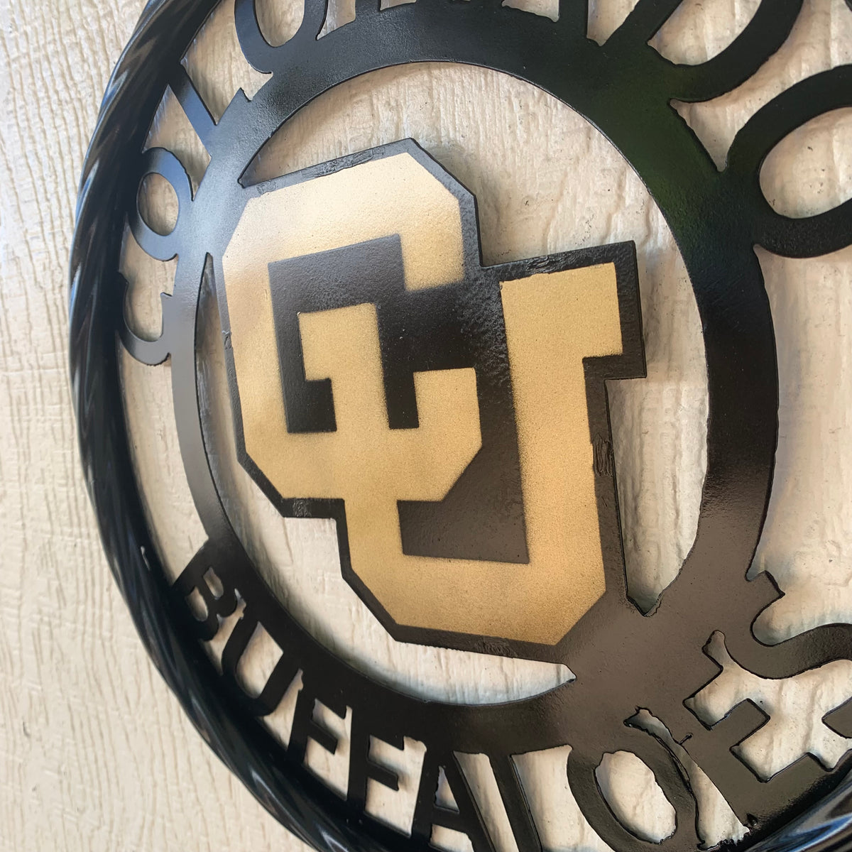 COLORADO BUFFALOES CUSTOM METAL VINTAGE CRAFT SIGN TEAM ART WESTERN HOME DECOR HANDMADE