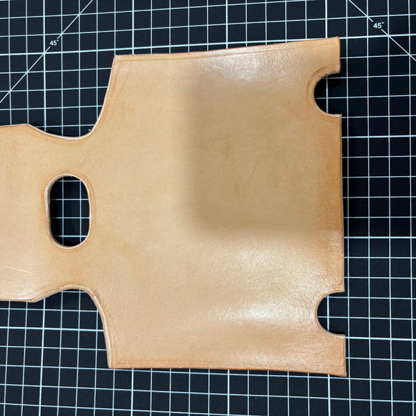 7" LONESTAR VEG TAN  LEATHER POUCH EXTRA LARGE  BELT LOOP HOLSTER CELL PHONE CASE UNIVERSAL OVERSIZE -- FREE SHIPPING