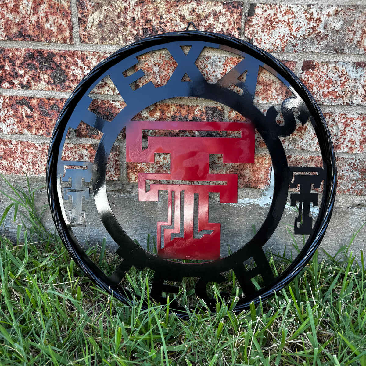 TEXAS TECH CUSTOM METAL VINTAGE CRAFT SIGN WESTERN HOME DECOR HANDMADE 12",18",24",32",36"