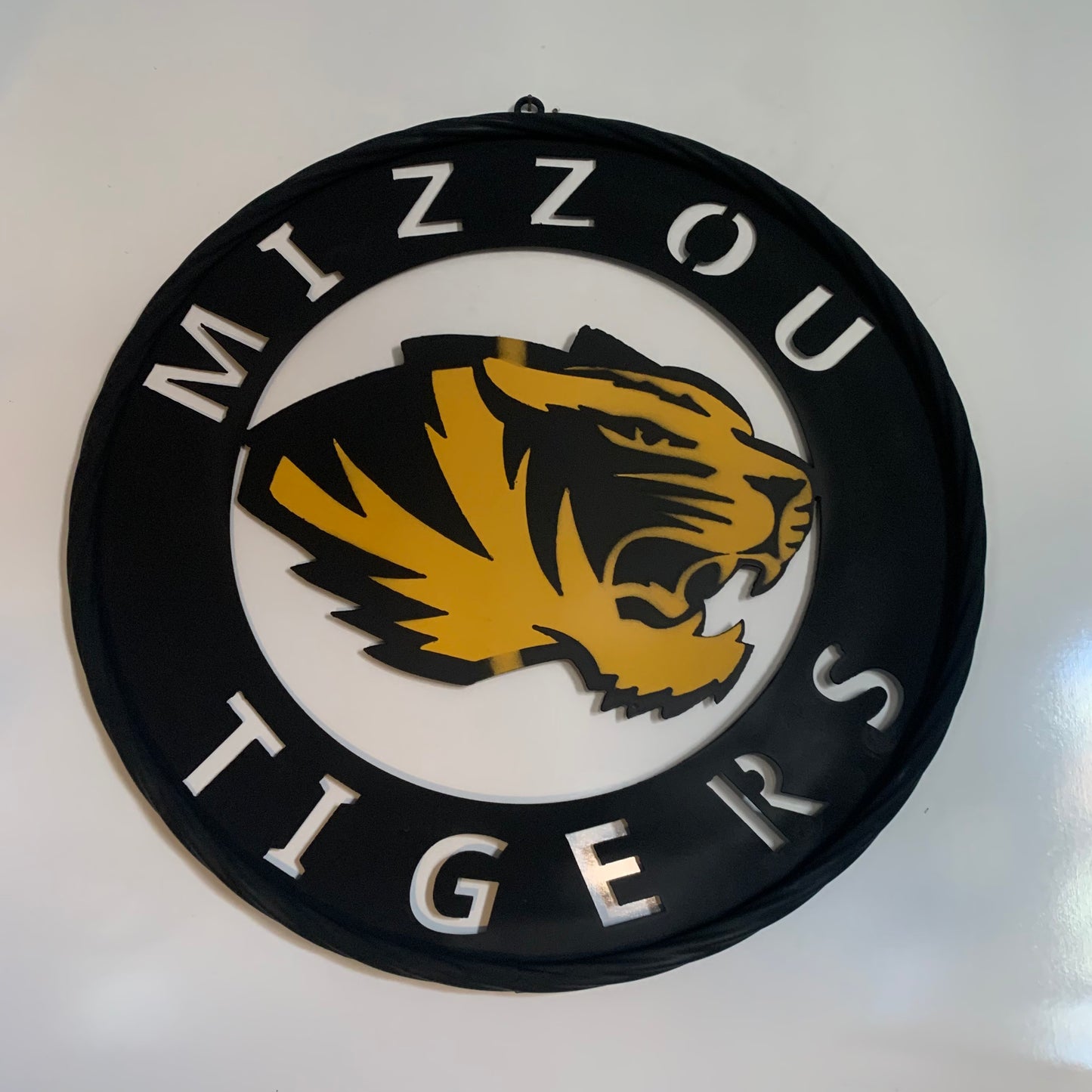 MIZZOU TIGERS MISSOURI CUSTOM METAL VINTAGE CRAFT TEAM SIGN HANDMADE