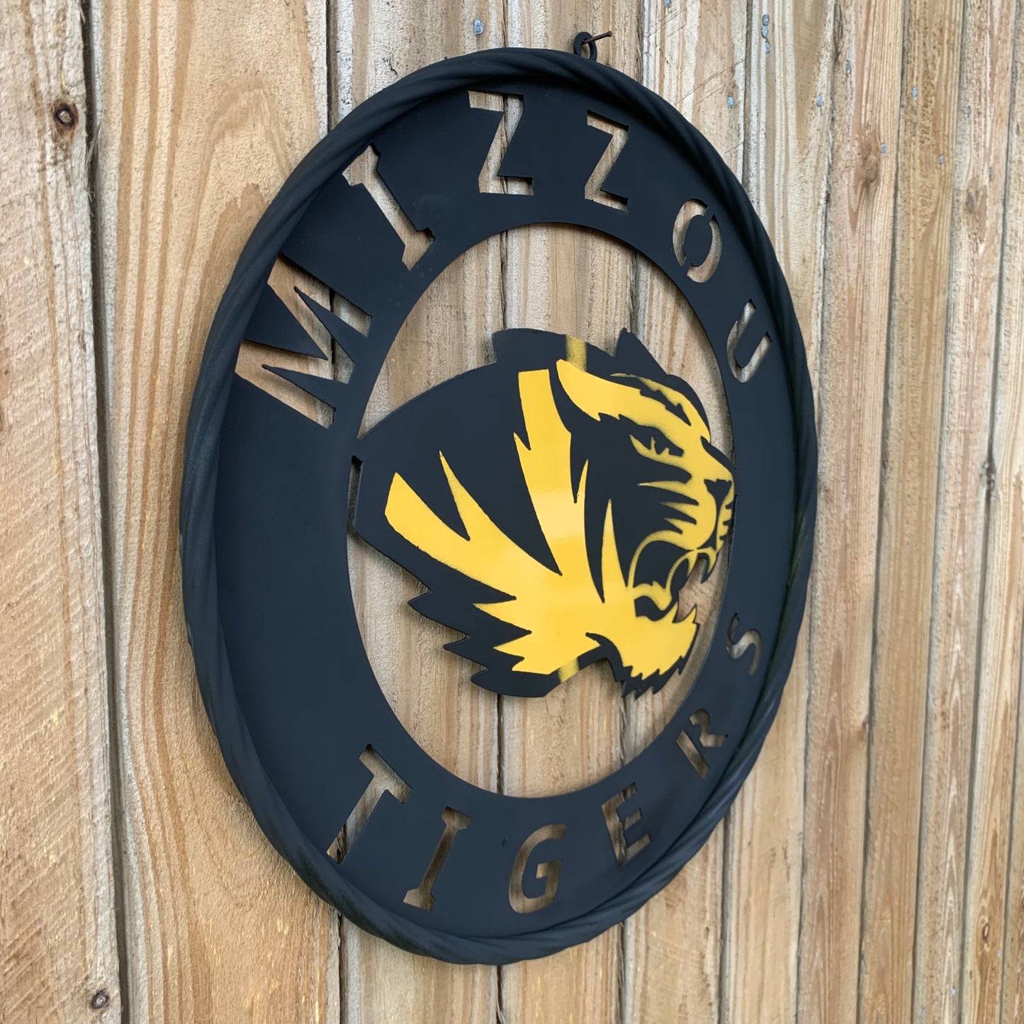 MIZZOU TIGERS MISSOURI CUSTOM METAL VINTAGE CRAFT TEAM SIGN HANDMADE
