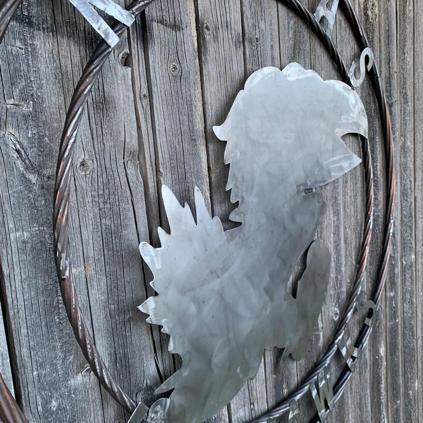 KANSAS JAYHAWKS RAW CUSTOM METAL VINTAGE CRAFT SIGN UNPAINTED TEAM HANDMADE