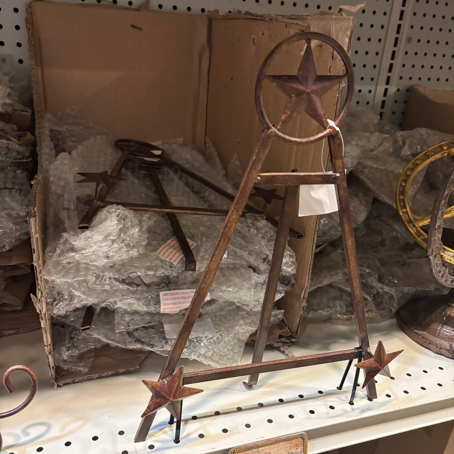 CHARGER EASEL ONLY FOR 12" CHARGER WESTERN HOME DECOR HANDMADE NEW