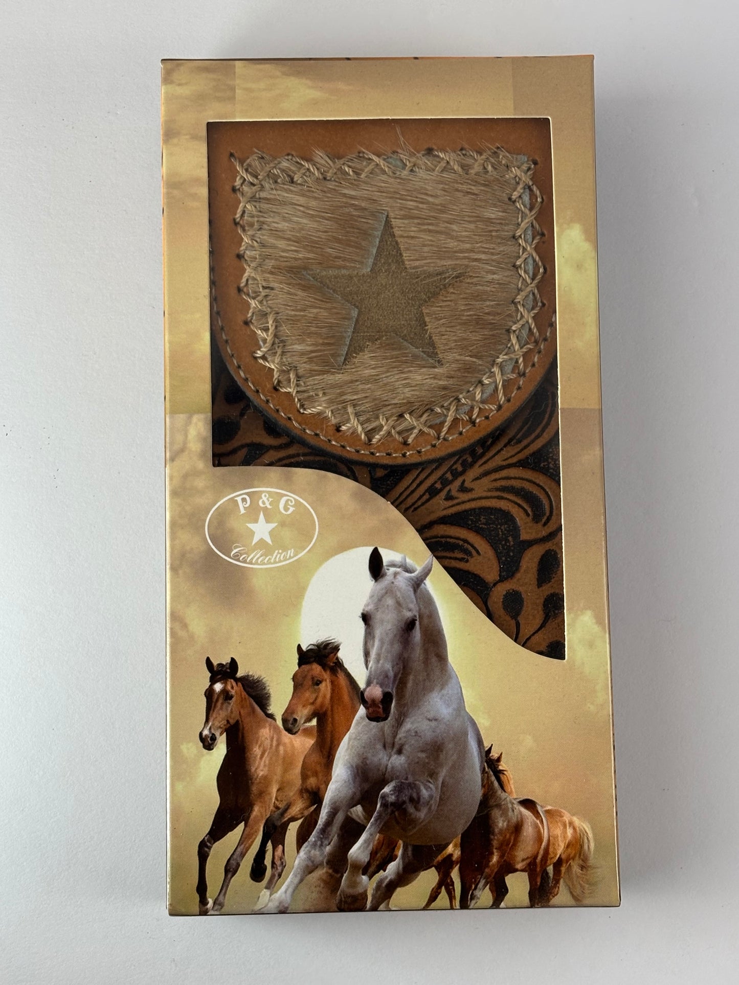 7" STAR LEATHER HOLSTER TAN BROWN STAR POUCH EXTRA LARGE  BELT LOOP CELL PHONE CASE UNIVERSAL OVERSIZE #EH13320