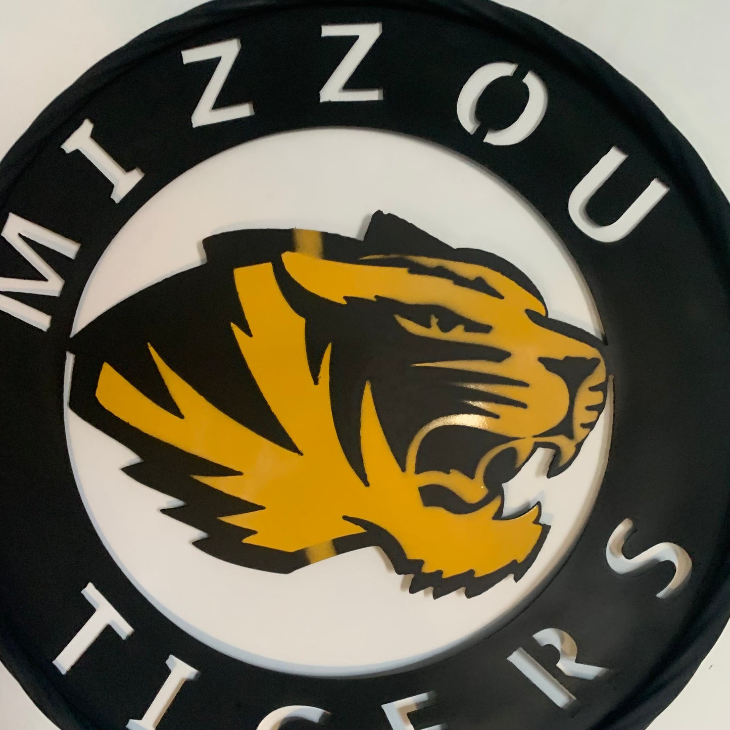 MIZZOU TIGERS MISSOURI CUSTOM METAL VINTAGE CRAFT TEAM SIGN HANDMADE