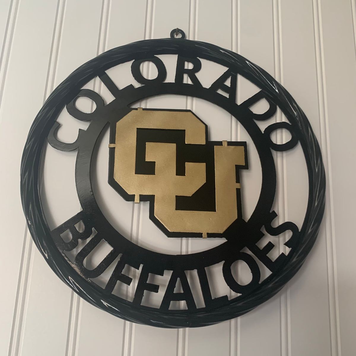 COLORADO BUFFALOES CUSTOM METAL VINTAGE CRAFT SIGN TEAM ART WESTERN HOME DECOR HANDMADE