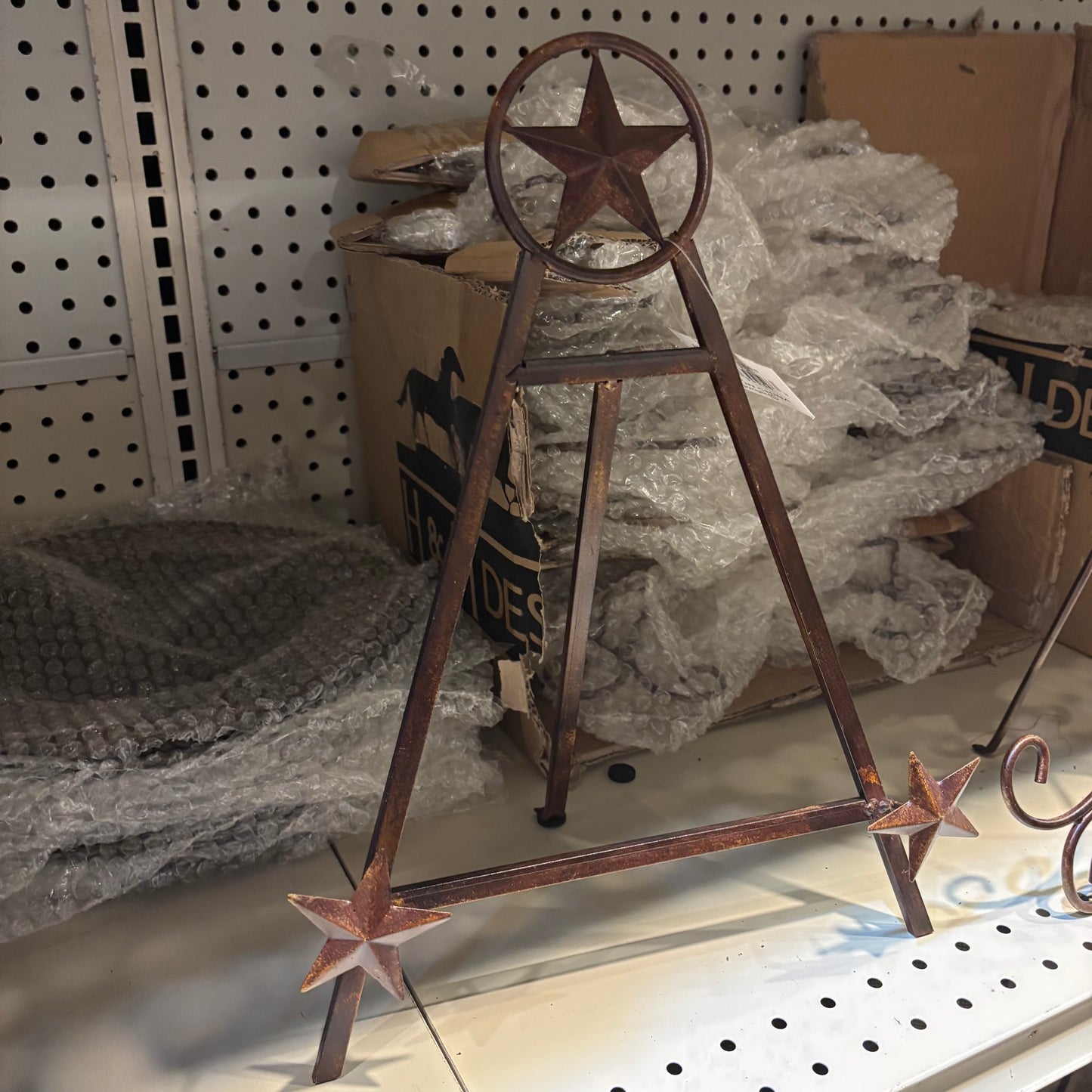 CHARGER EASEL ONLY FOR 12" CHARGER WESTERN HOME DECOR HANDMADE NEW