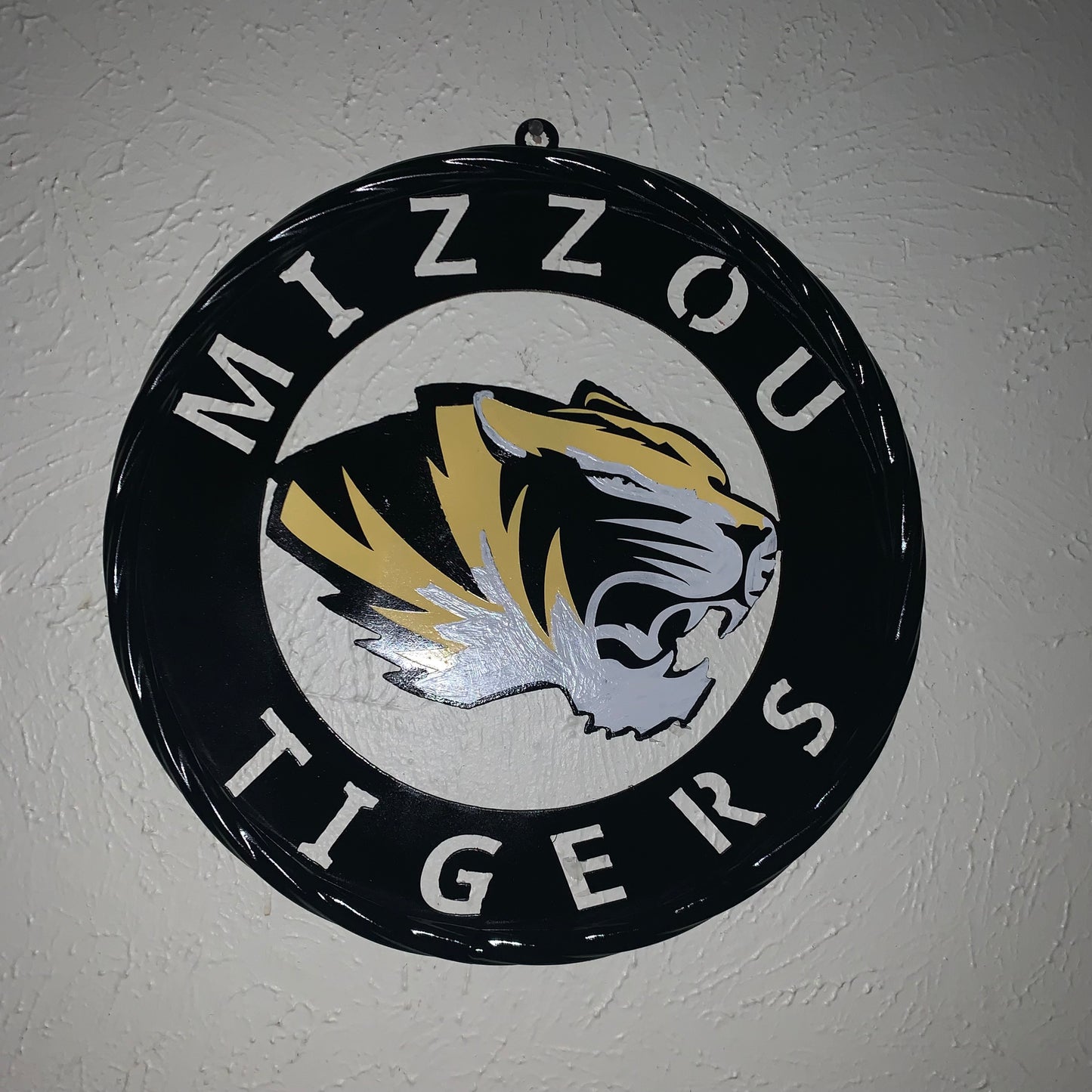 12", 18", 24", 32" MIZZOU TIGERS MISSOURI CUSTOM METAL VINTAGE CRAFT TEAM SIGN HANDMADE