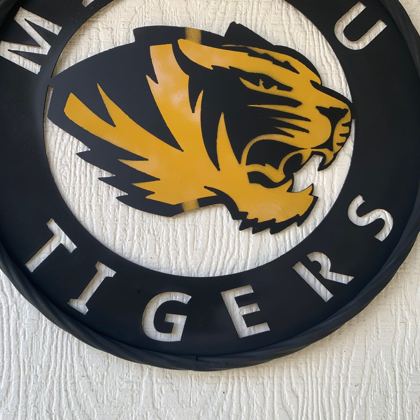 MIZZOU TIGERS MISSOURI CUSTOM METAL VINTAGE CRAFT TEAM SIGN HANDMADE