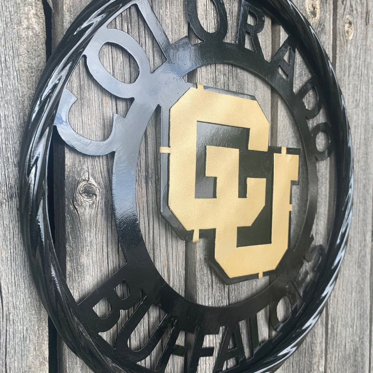 COLORADO BUFFALOES CUSTOM METAL VINTAGE CRAFT SIGN TEAM ART WESTERN HOME DECOR HANDMADE