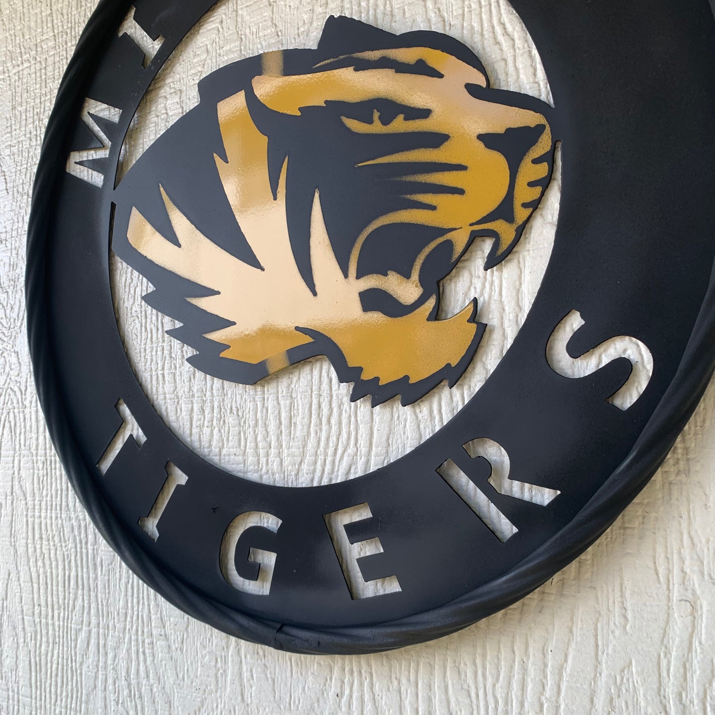 MIZZOU TIGERS MISSOURI CUSTOM METAL VINTAGE CRAFT TEAM SIGN HANDMADE
