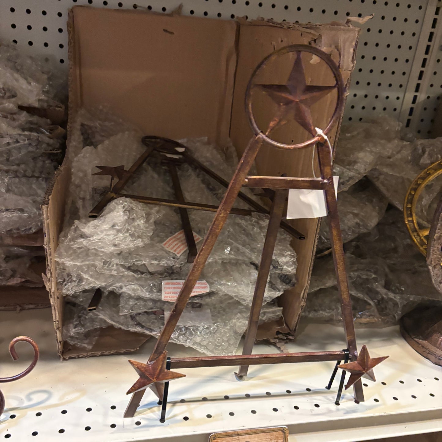 CHARGER EASEL ONLY FOR 12" CHARGER WESTERN HOME DECOR HANDMADE NEW
