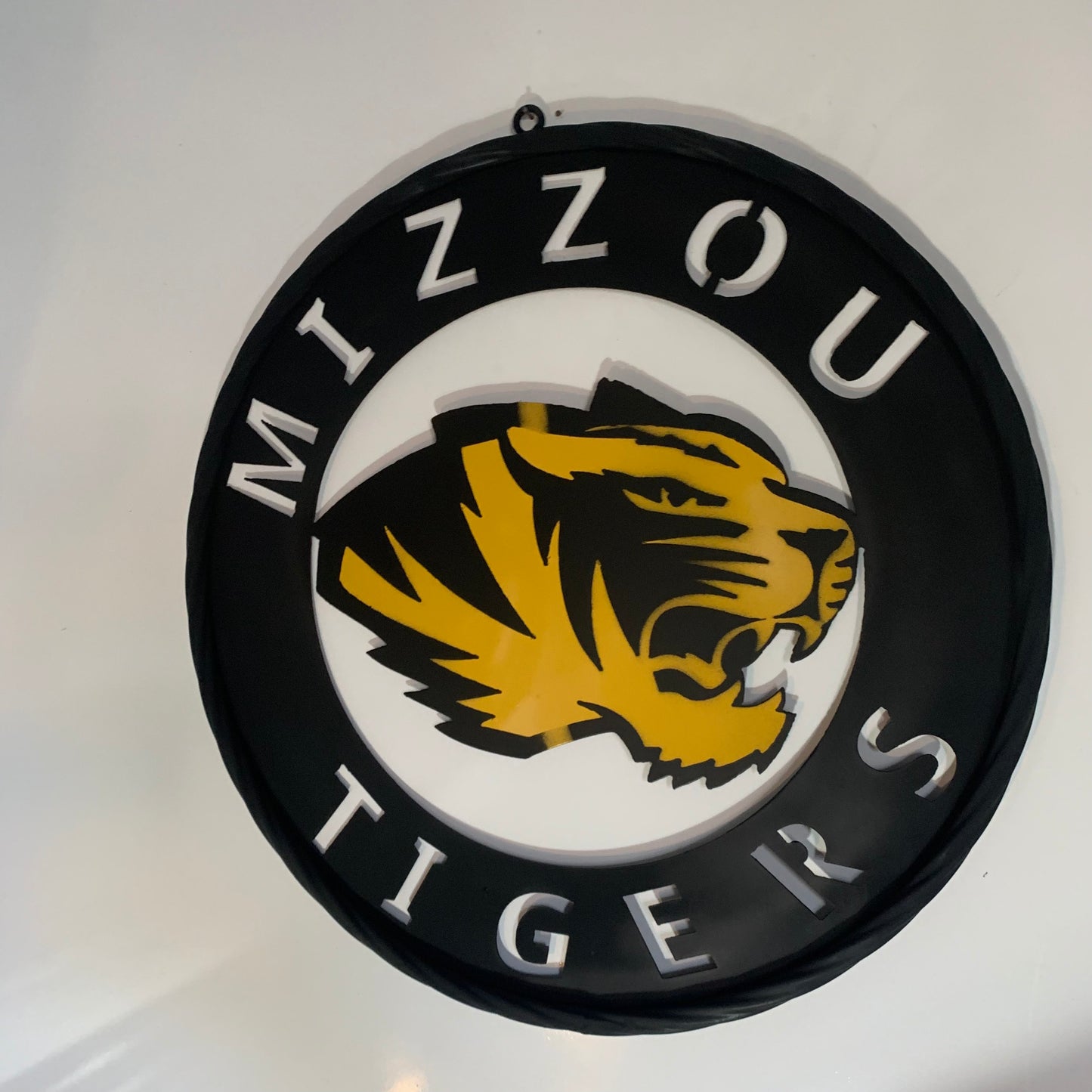 MIZZOU TIGERS MISSOURI CUSTOM METAL VINTAGE CRAFT TEAM SIGN HANDMADE