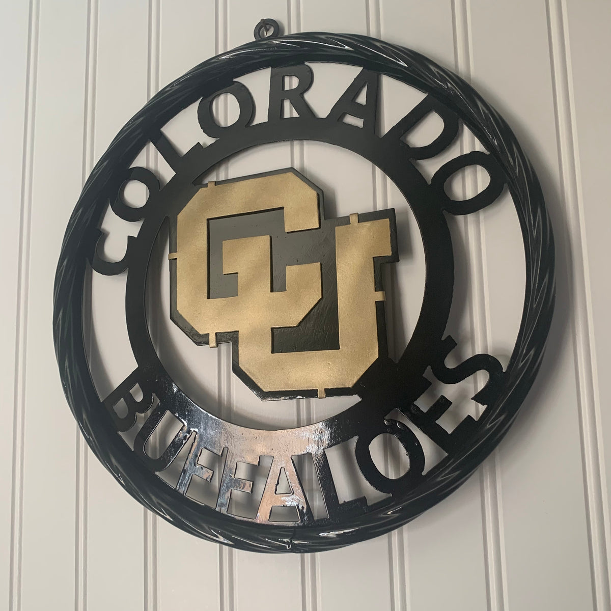 COLORADO BUFFALOES CUSTOM METAL VINTAGE CRAFT SIGN TEAM ART WESTERN HOME DECOR HANDMADE