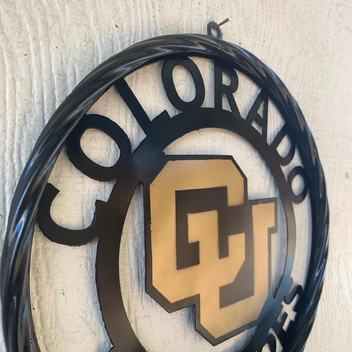 COLORADO BUFFALOES CUSTOM METAL VINTAGE CRAFT SIGN TEAM ART WESTERN HOME DECOR HANDMADE