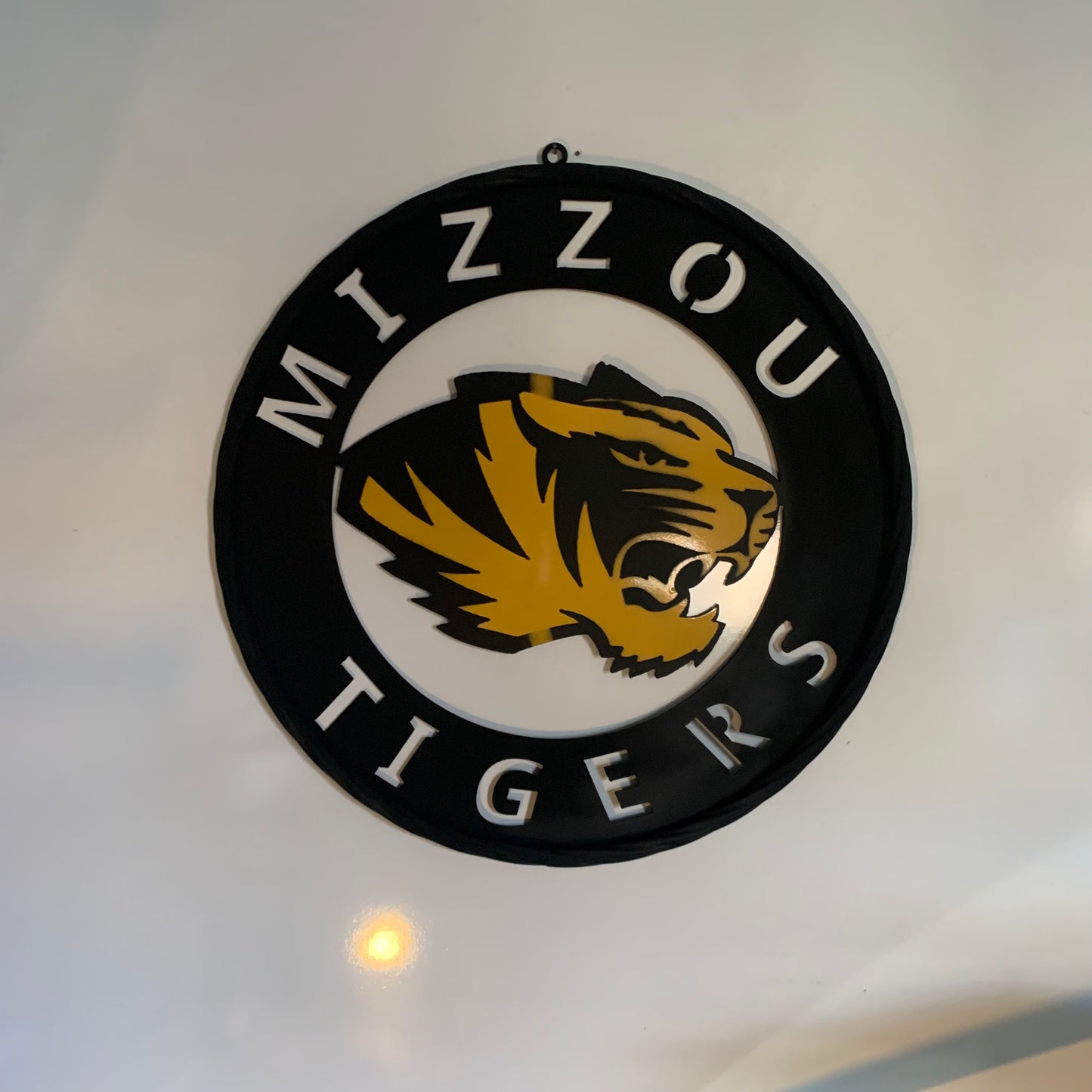 MIZZOU TIGERS MISSOURI CUSTOM METAL VINTAGE CRAFT TEAM SIGN HANDMADE