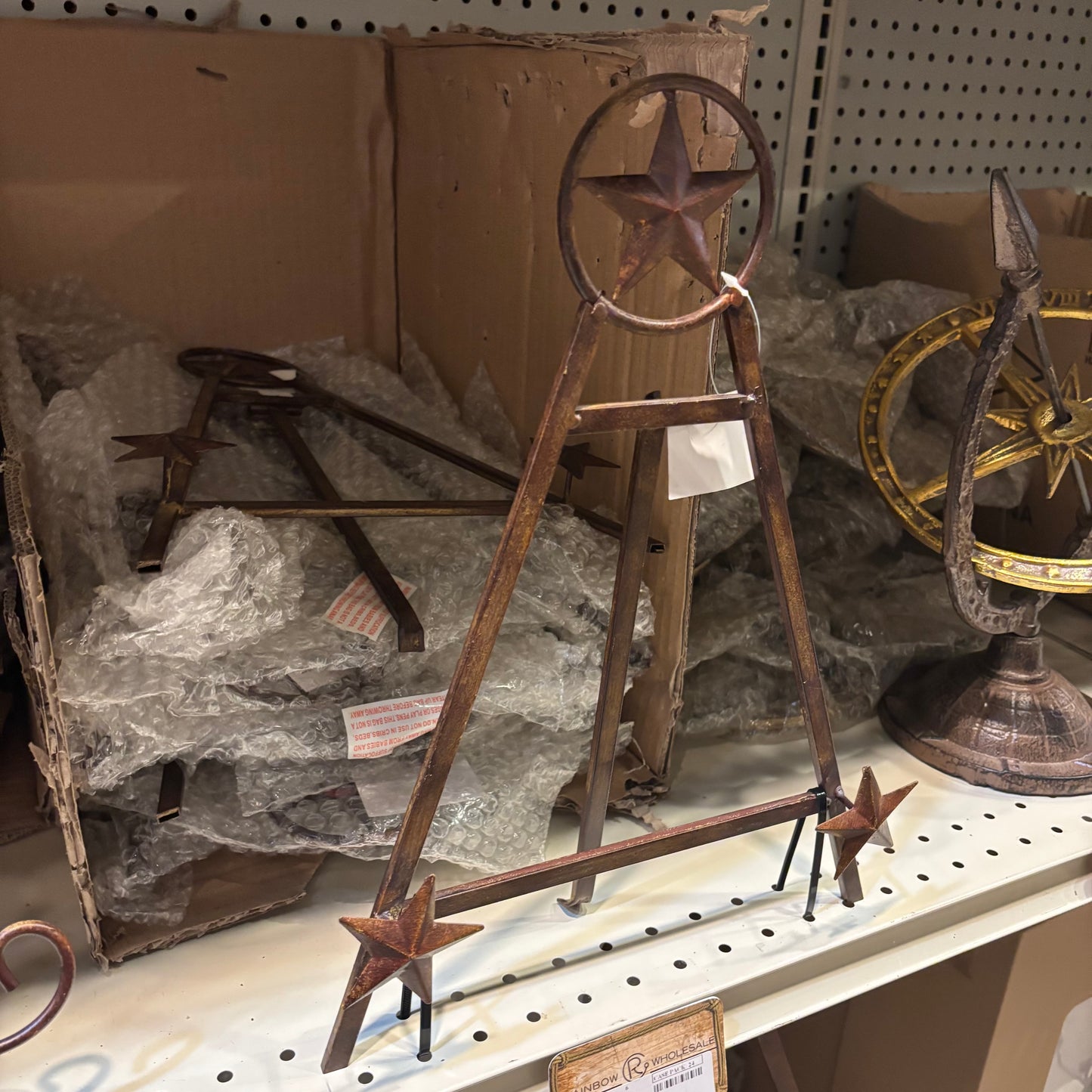 CHARGER EASEL ONLY FOR 12" CHARGER WESTERN HOME DECOR HANDMADE NEW