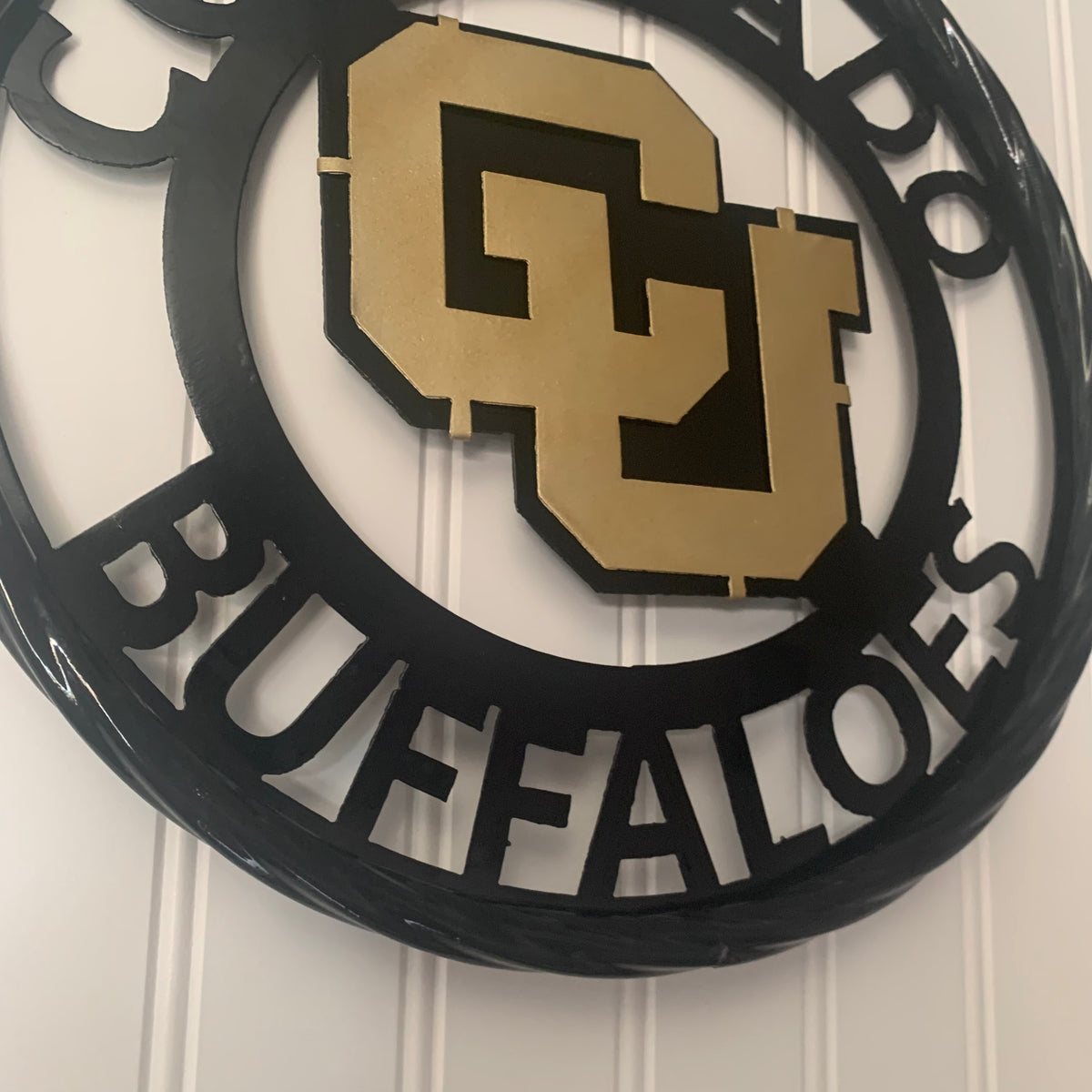 COLORADO BUFFALOES CUSTOM METAL VINTAGE CRAFT SIGN TEAM ART WESTERN HOME DECOR HANDMADE