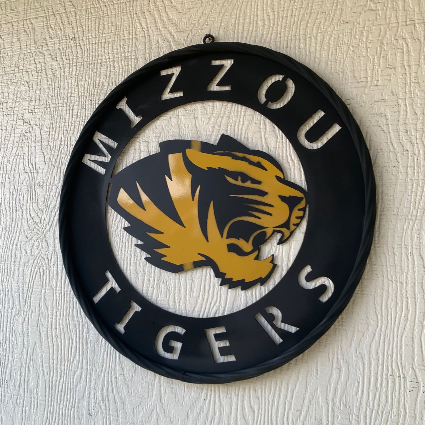 MIZZOU TIGERS MISSOURI CUSTOM METAL VINTAGE CRAFT TEAM SIGN HANDMADE