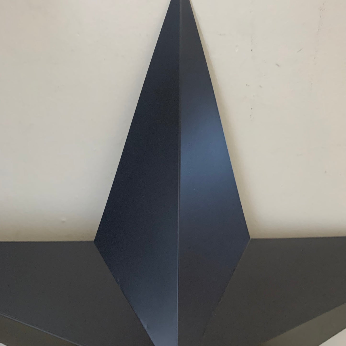 GUN METAL GREY STAR BARN STAR NO RING DAVID STAR 5 POINT WESTERN HOME DECOR HAND PAINTED