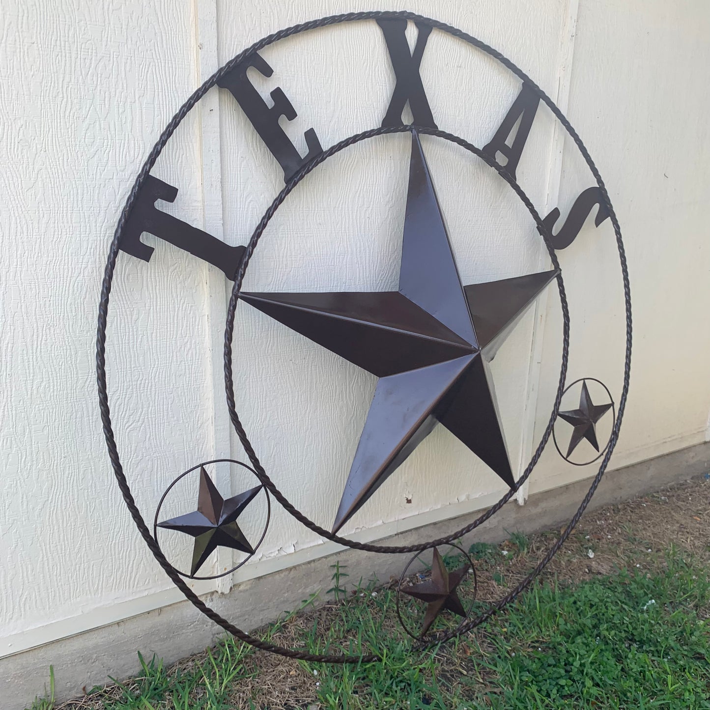6 FOOT TEXAS LONE STAR GIANT LARGE OVERSIZE BARN STAR METAL RUSTIC BRONZE COPPER WALL ART WESTERN HOME DECOR HANDMADE NEW EH10523
