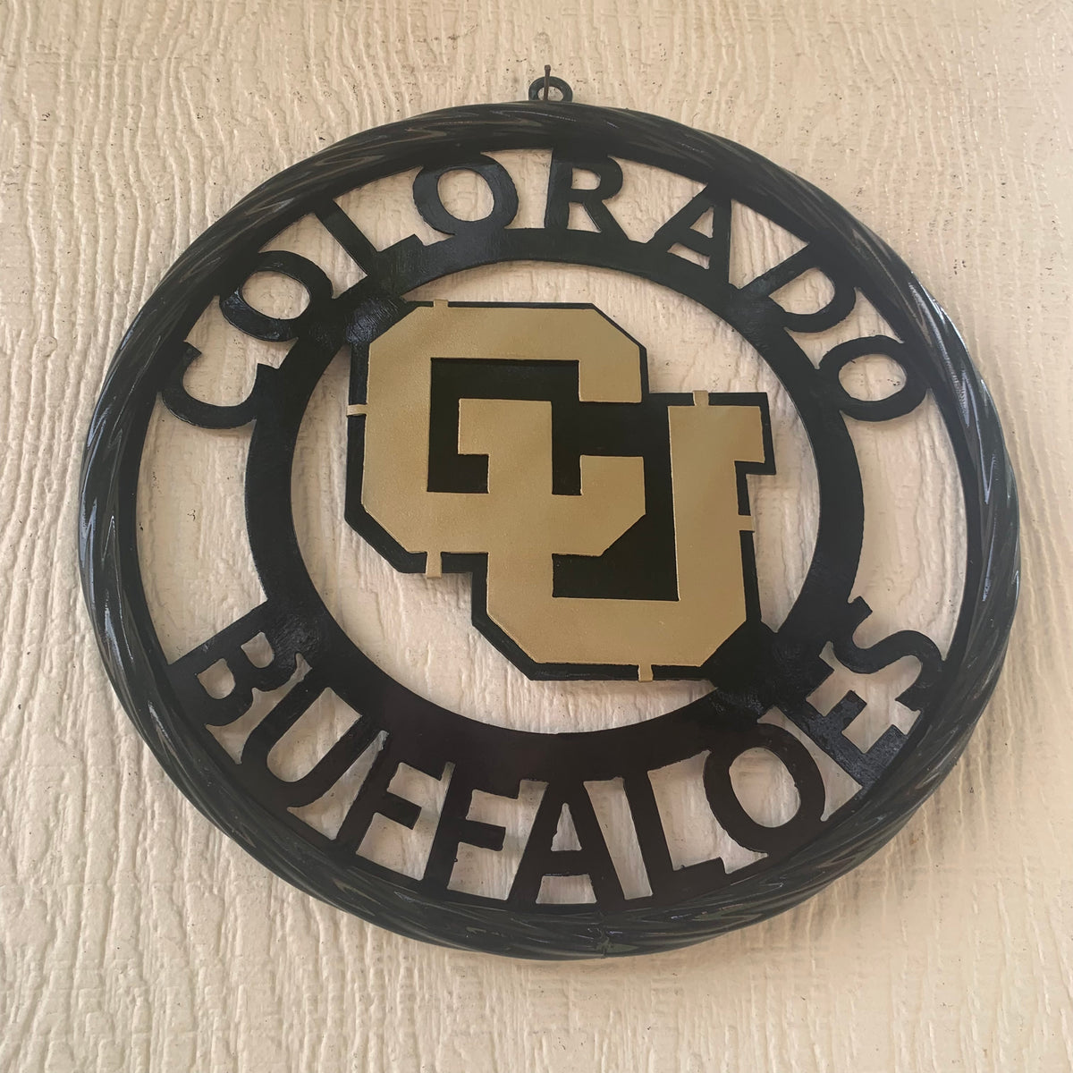 COLORADO BUFFALOES CUSTOM METAL VINTAGE CRAFT SIGN TEAM ART WESTERN HOME DECOR HANDMADE