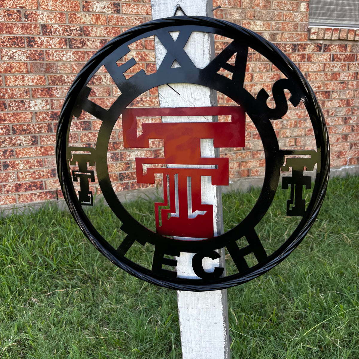 TEXAS TECH CUSTOM METAL VINTAGE CRAFT SIGN WESTERN HOME DECOR HANDMADE 12",18",24",32",36"