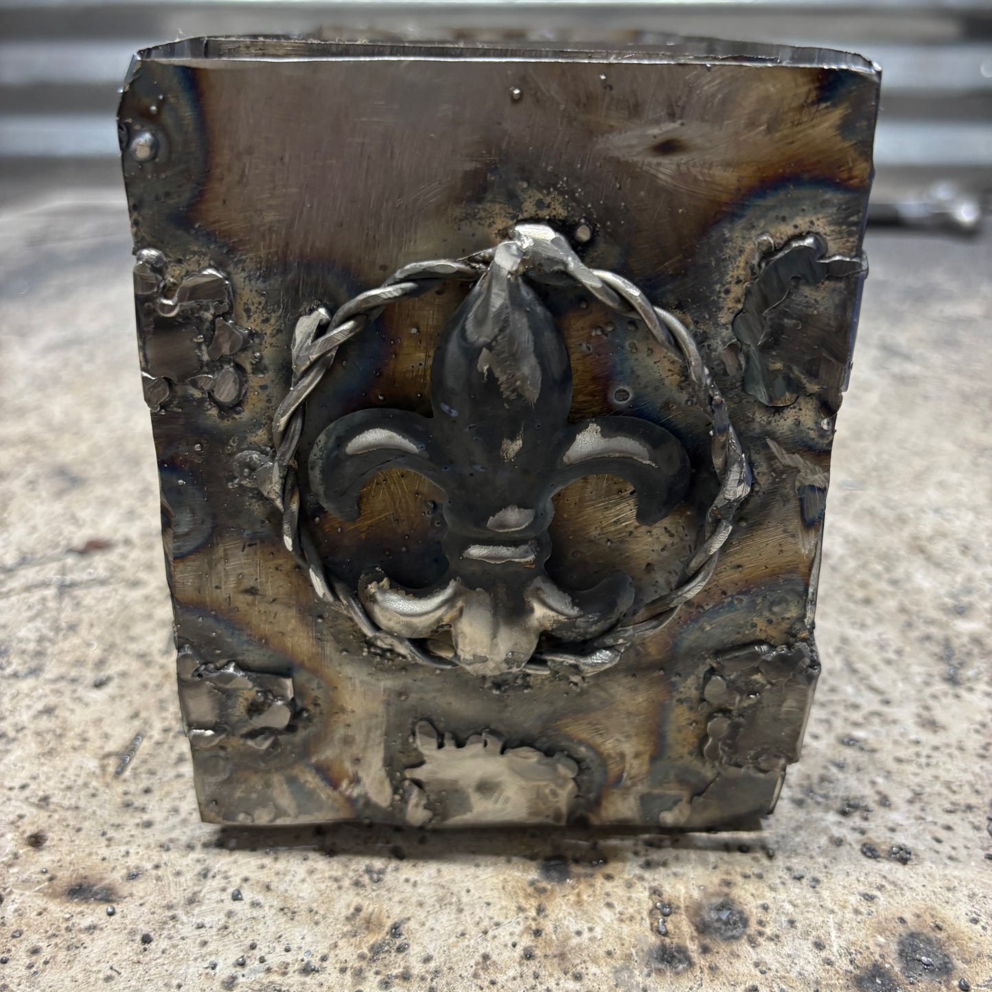 WELLS STYLE YOUR CUSTOM NAME REMOTE CONTROL HOLDER BOX METAL ART WESTERN HOME DECOR HANDMADE NEW #