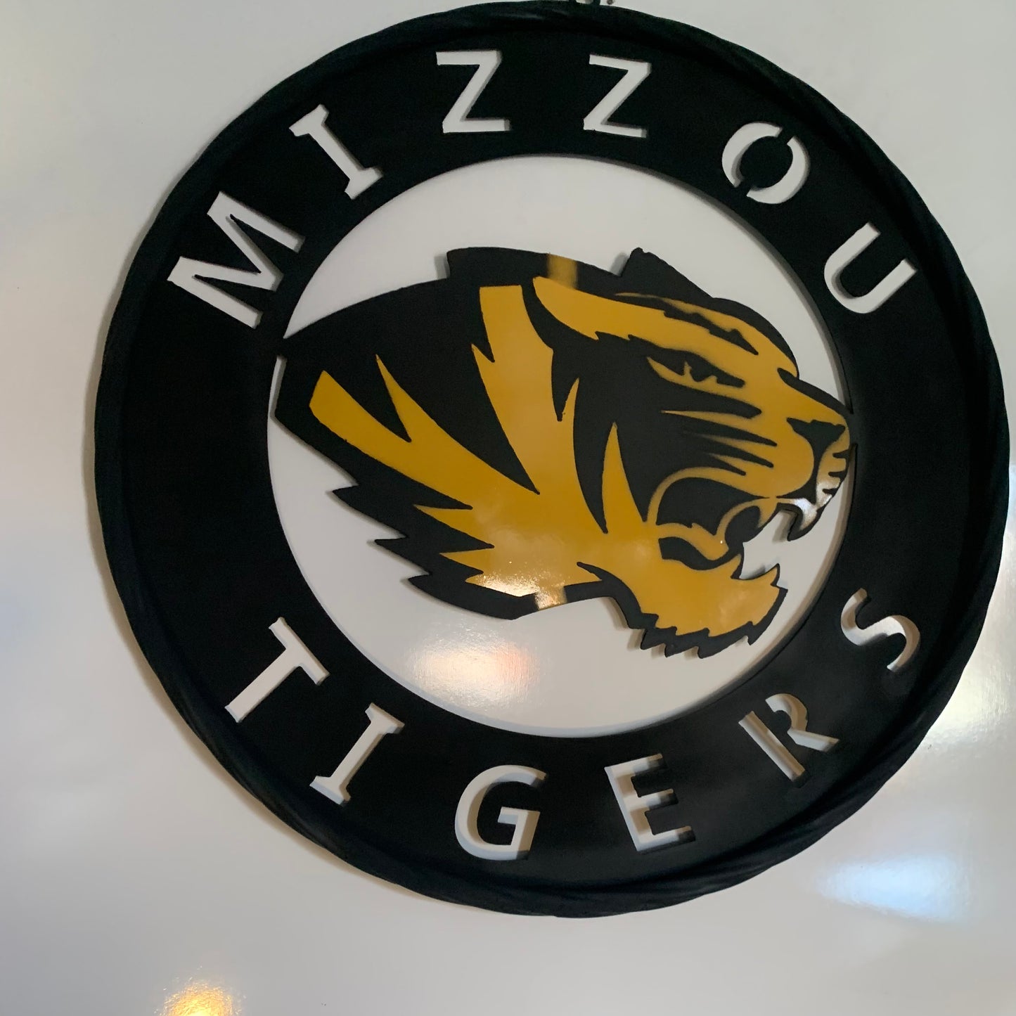 MIZZOU TIGERS MISSOURI CUSTOM METAL VINTAGE CRAFT TEAM SIGN HANDMADE