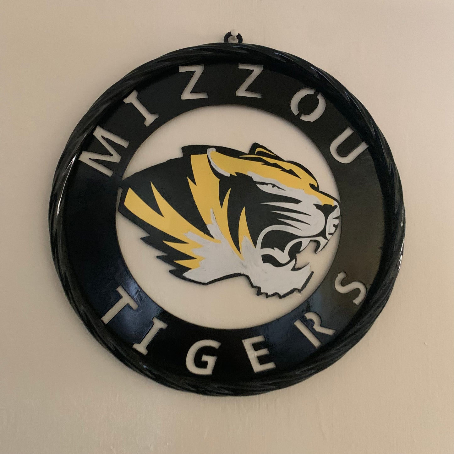 12", 18", 24", 32" MIZZOU TIGERS MISSOURI CUSTOM METAL VINTAGE CRAFT TEAM SIGN HANDMADE