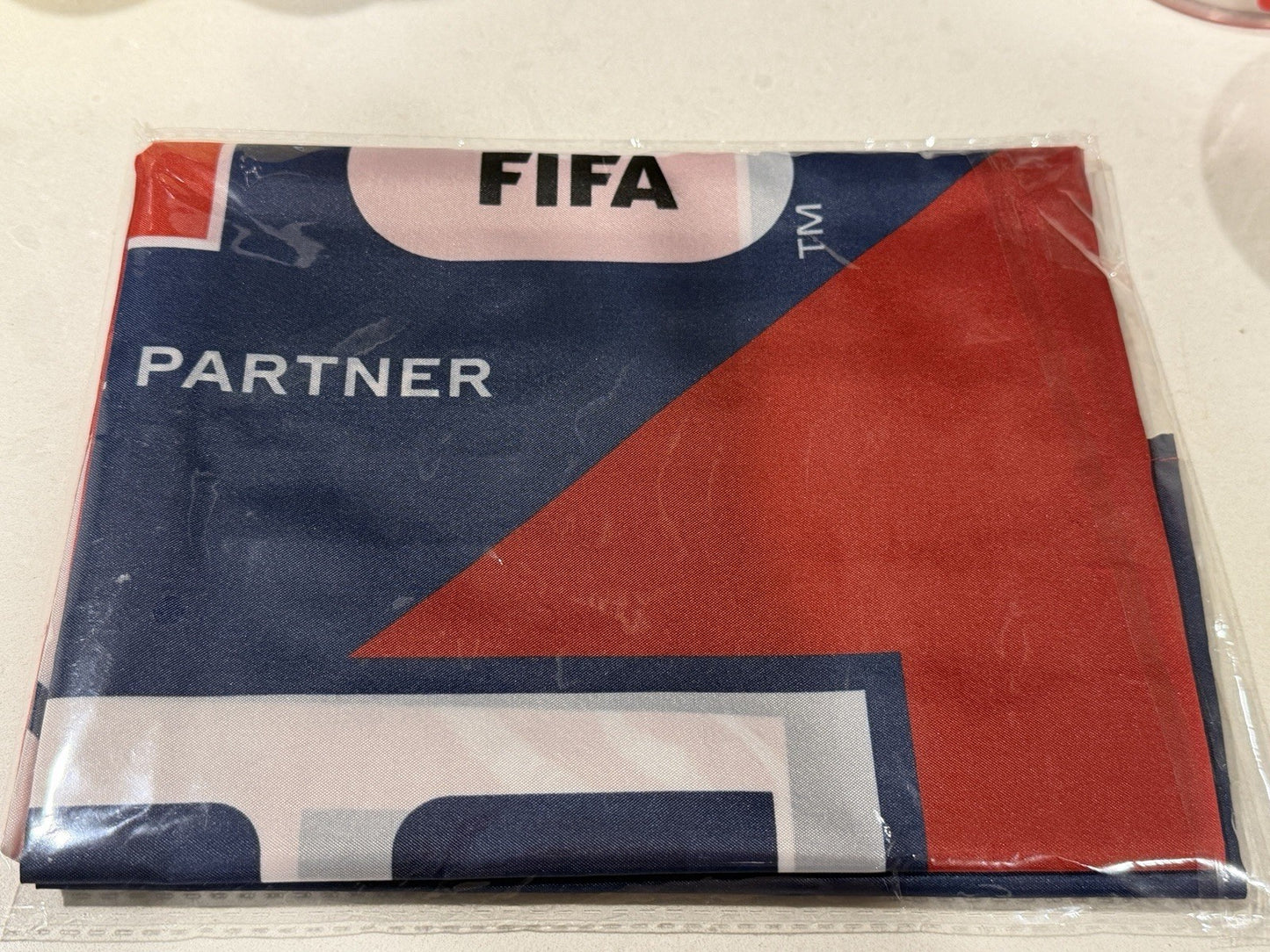 FIFA WORLD CUP 2026 USA COCACOLA FLAG 3ft x 4ft GENUINE LICENSES WESTERN HOME DECOR  #EH13732