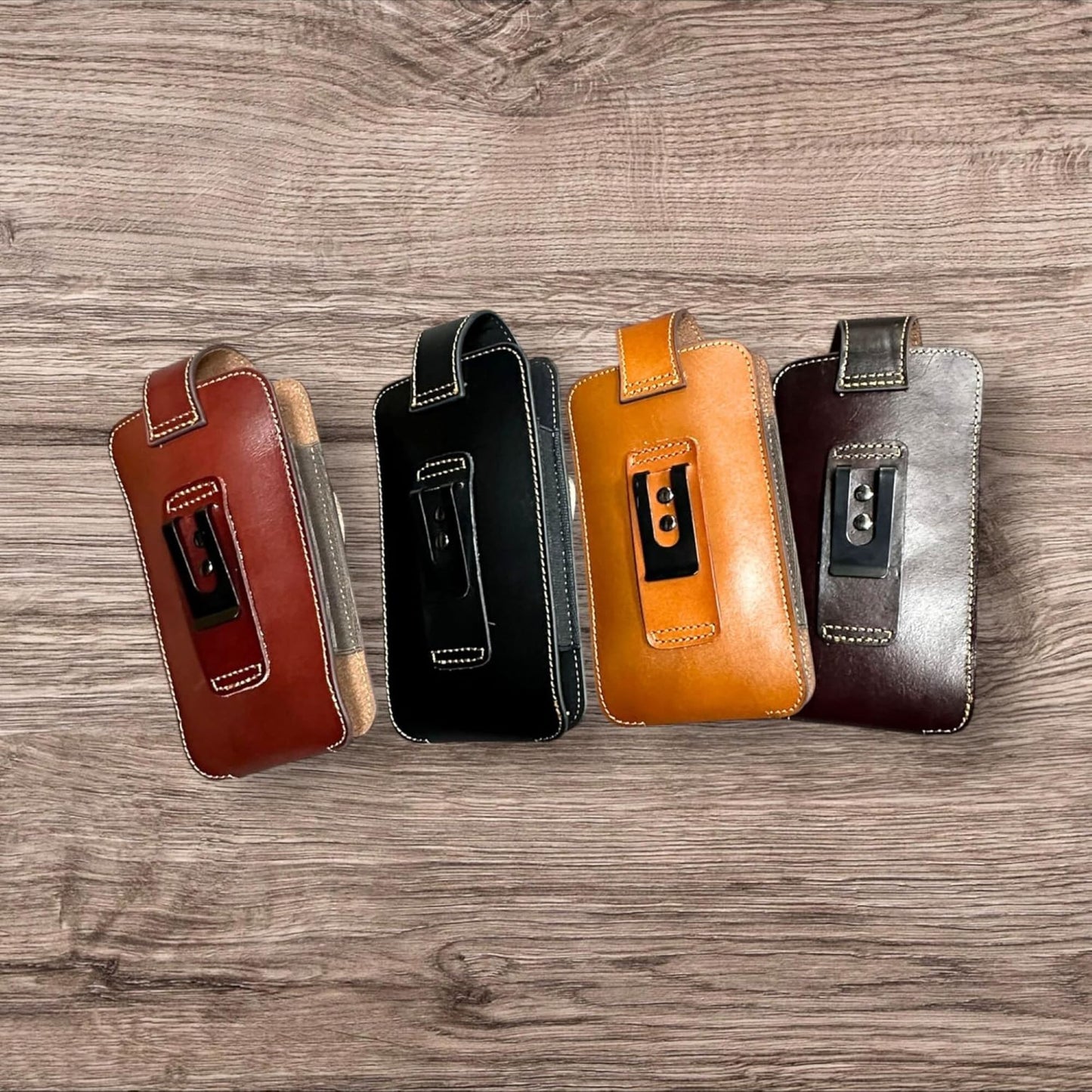 7" FLORAL & KNIFE LEATHER POUCH HOLDER XTRA LARGE  BELT LOOP CELL PHONE CASE UNIVERSAL OVERSIZE #EH12308 -- FREE SHIPPING
