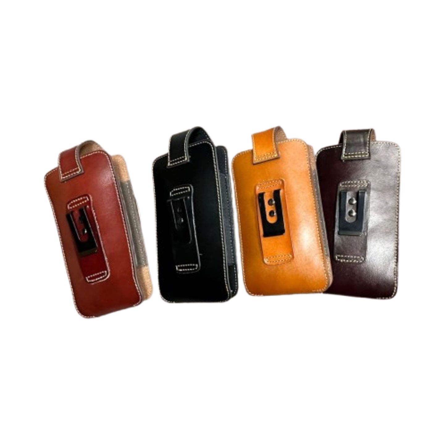 7" HORSE & KNIFE LEATHER POUCH HOLDER XTRA LARGE  BELT LOOP CELL PHONE CASE UNIVERSAL OVERSIZE #EH12292 -- FREE SHIPPING