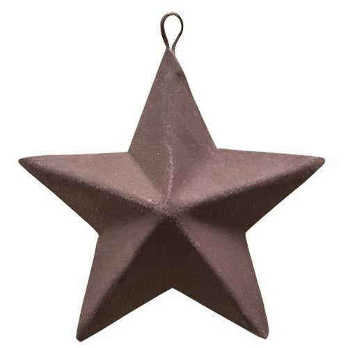 2.25", 3.5" MINI BARN STAR BURGUNDY STAR METAL WALL ART WESTERN HOME DECOR NEW #EH12143- FREE SHIPPING