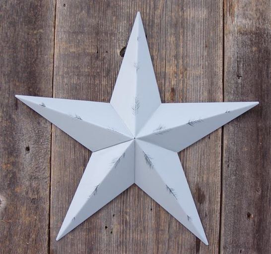 #EH10412 RUSTIC BARN STAR 32",40",53" METAL WALL ART MULTI COLOR WESTERN HOME DECOR HANDMADE