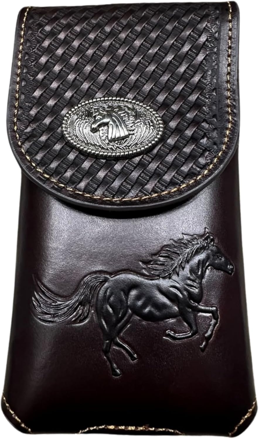7" LEATHER HOLSTER POUCH EXTRA LARGE  BELT LOOP CELL PHONE CASE UNIVERSAL OVERSIZE MULTI STYLES