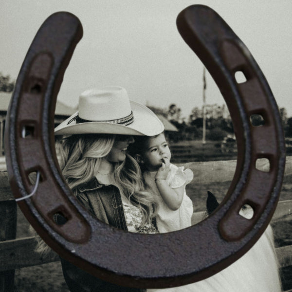 3.5" HORSE SHOE CAST IRON METAL WALL ART METAL WESTERN HOME DECOR NEW #EH13167