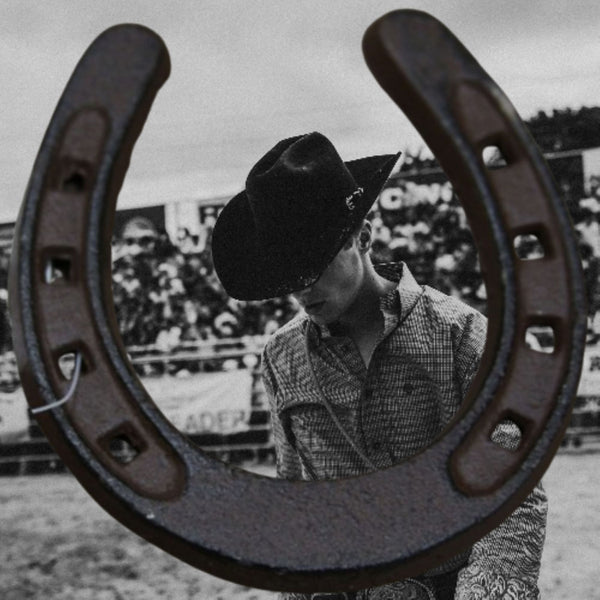 3.5" HORSE SHOE CAST IRON METAL WALL ART METAL WESTERN HOME DECOR NEW #EH13167