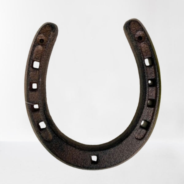 7" HORSE SHOE CAST IRON METAL WALL ART METAL WESTERN HOME DECOR NEW #EH13168