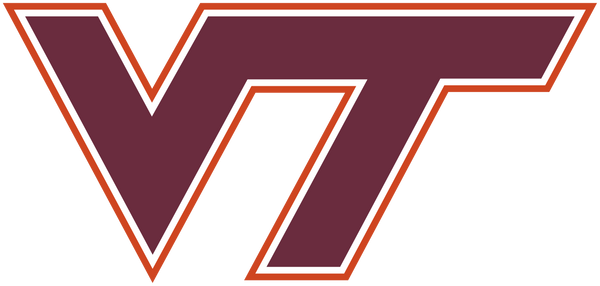 VIRGINIA TECH CUSTOM RAW METAL VINTAGE CRAFT SIGN TEAM HANDMADE TO ORDER