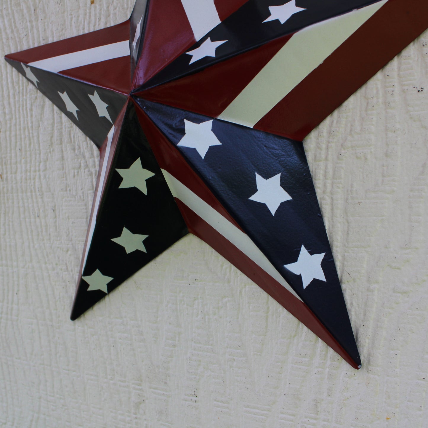USA BARN STAR AMERICAN FLAG STAR RED WHITE & BLUE METAL STAR HANDMADE NEW 12",24",30" #EH11753
