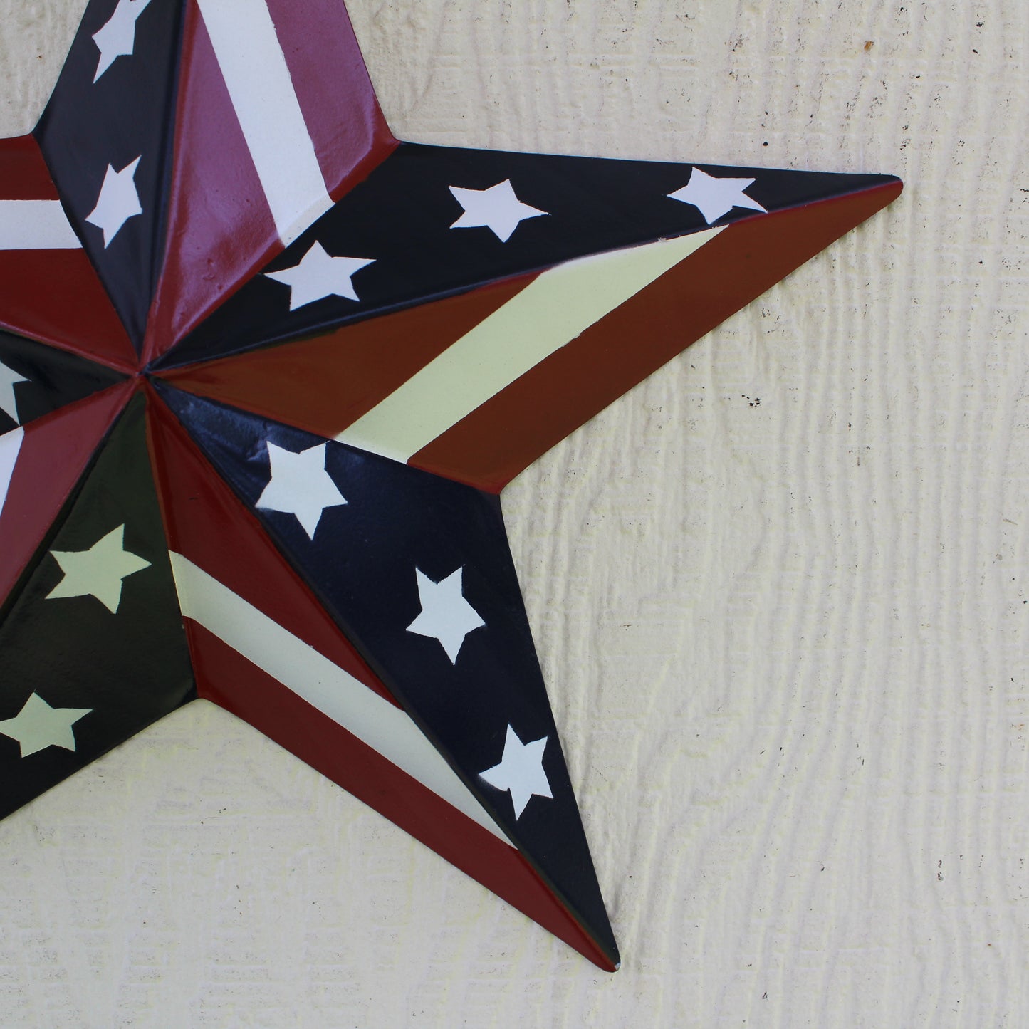 USA BARN STAR AMERICAN FLAG STAR RED WHITE & BLUE METAL STAR HANDMADE NEW 12",24",30" #EH11753
