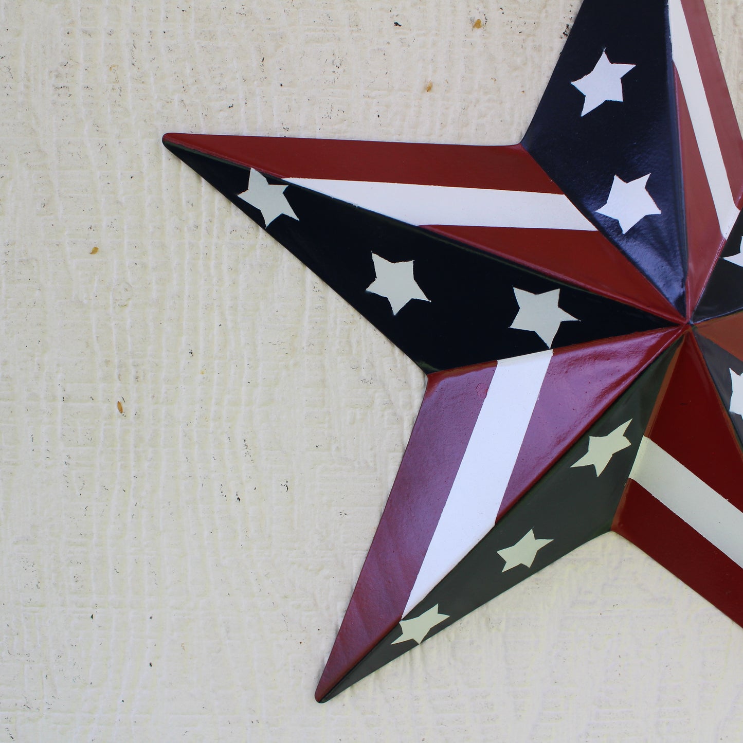 USA BARN STAR AMERICAN FLAG STAR RED WHITE & BLUE METAL STAR HANDMADE NEW 12",24",30" #EH11753