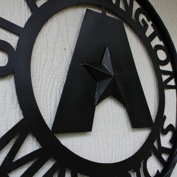 UTA ARLINGTON BLACK CUSTOM METAL VINTAGE CRAFT TEAM SIGN WESTERN HOME DECOR HANDMADE (Copy)