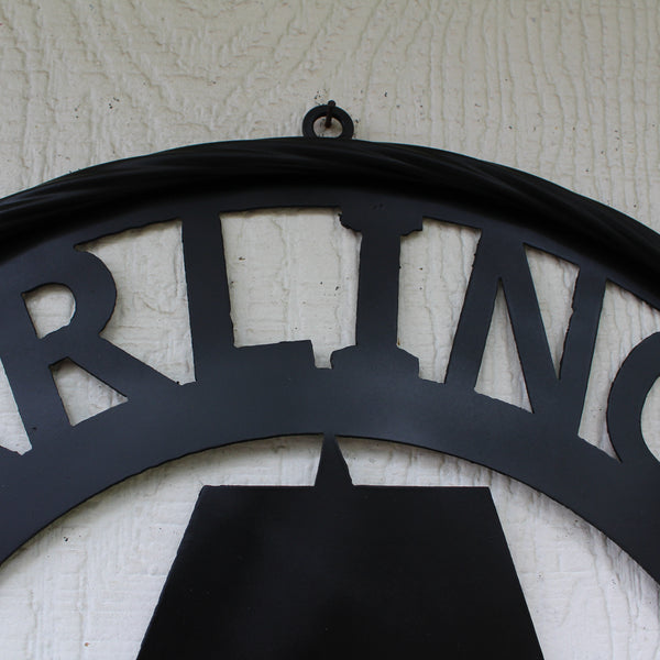 UTA ARLINGTON BLACK CUSTOM METAL VINTAGE CRAFT TEAM SIGN WESTERN HOME DECOR HANDMADE (Copy)