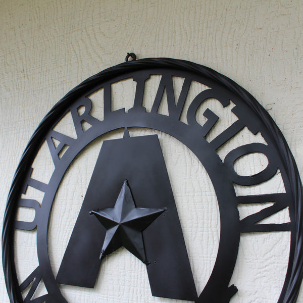 UTA ARLINGTON BLACK CUSTOM METAL VINTAGE CRAFT TEAM SIGN WESTERN HOME DECOR HANDMADE (Copy)
